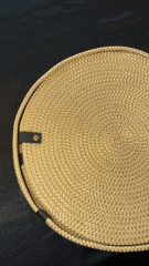 Parlak Gold 35 cm. 6 ad. Supla ve 1 ad. Saklama Sepetli Set