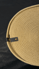 Parlak Gold Oval 6 ad. Supla ve 1 ad. Saklama Sepetli Set