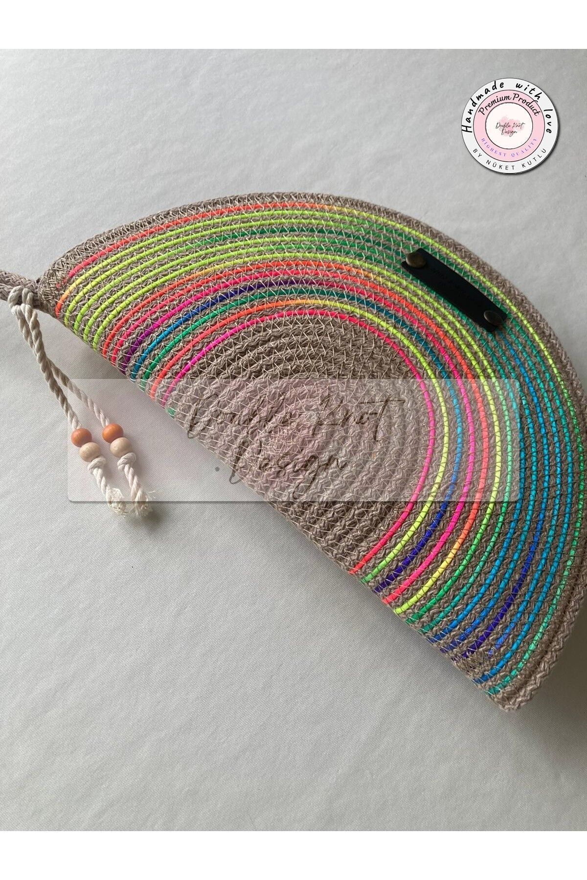 Ebruli D Clutch Portföy Çanta