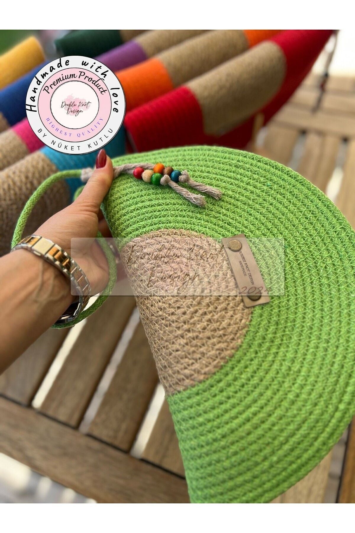 Bella Çimen Yeşil D Clutch Portföy Çanta