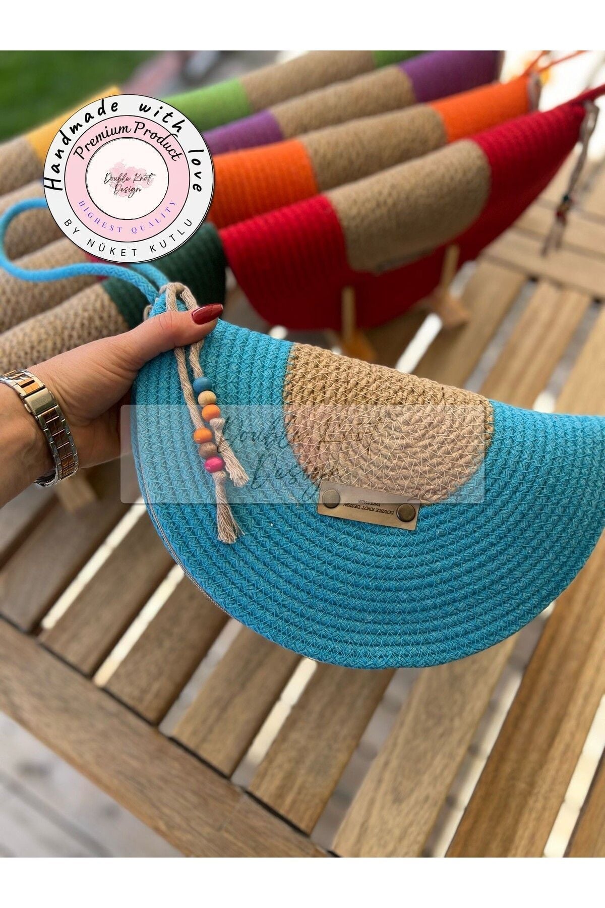 Bella Turkuaz D Clutch Portföy Çanta