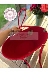 Bella Kırmızı Plaj Çantası