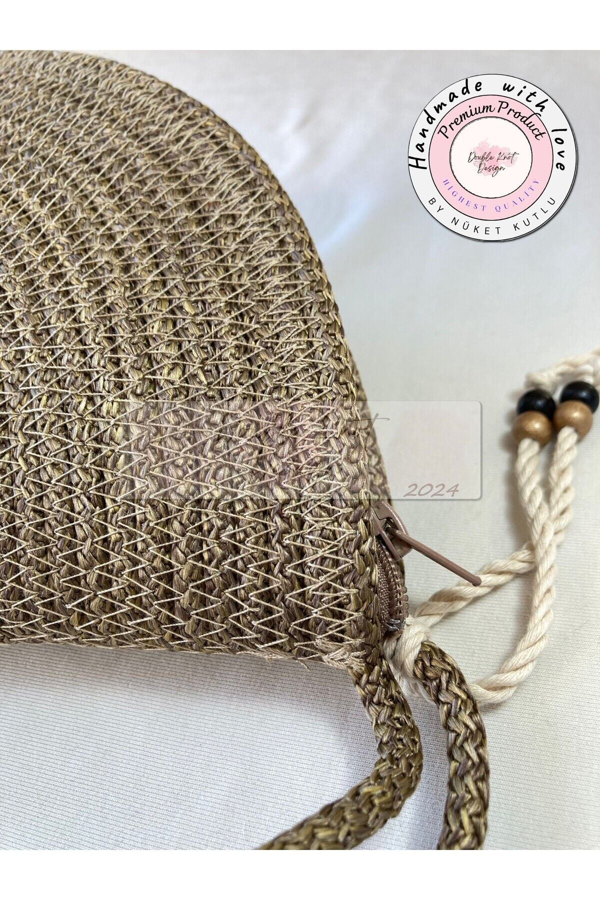 Bronz D Clutch Portföy Çanta