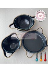 3lü Nihale Sepet, Güveç Kabı, Borcam Kabı