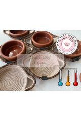 6 Adet Nihale Sepet, Güveç Kabı / Borcam Kabı