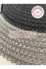Siyah & Gümüş  D Clutch Portföy Çanta