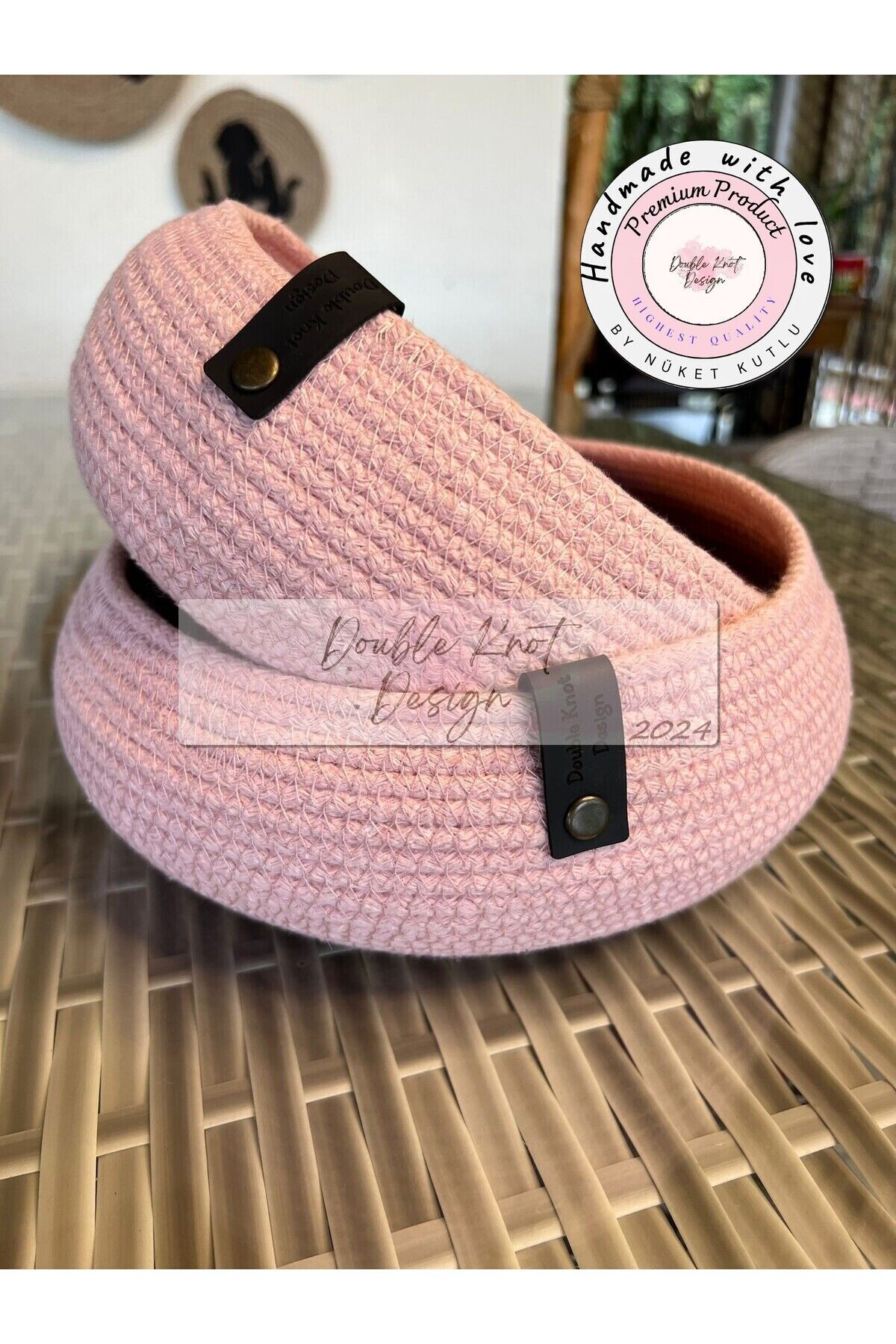 Bowl Sepet. 2li Açık Pembe - Düzenleyici