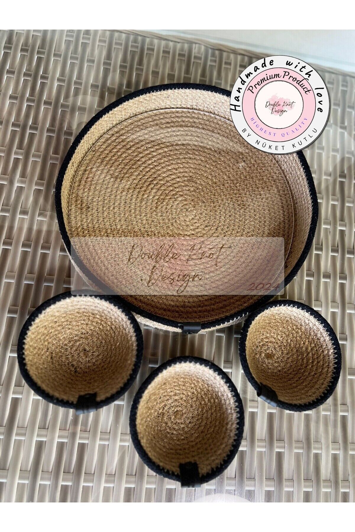 Jüt Tepsi Çerezlik 4lü Set