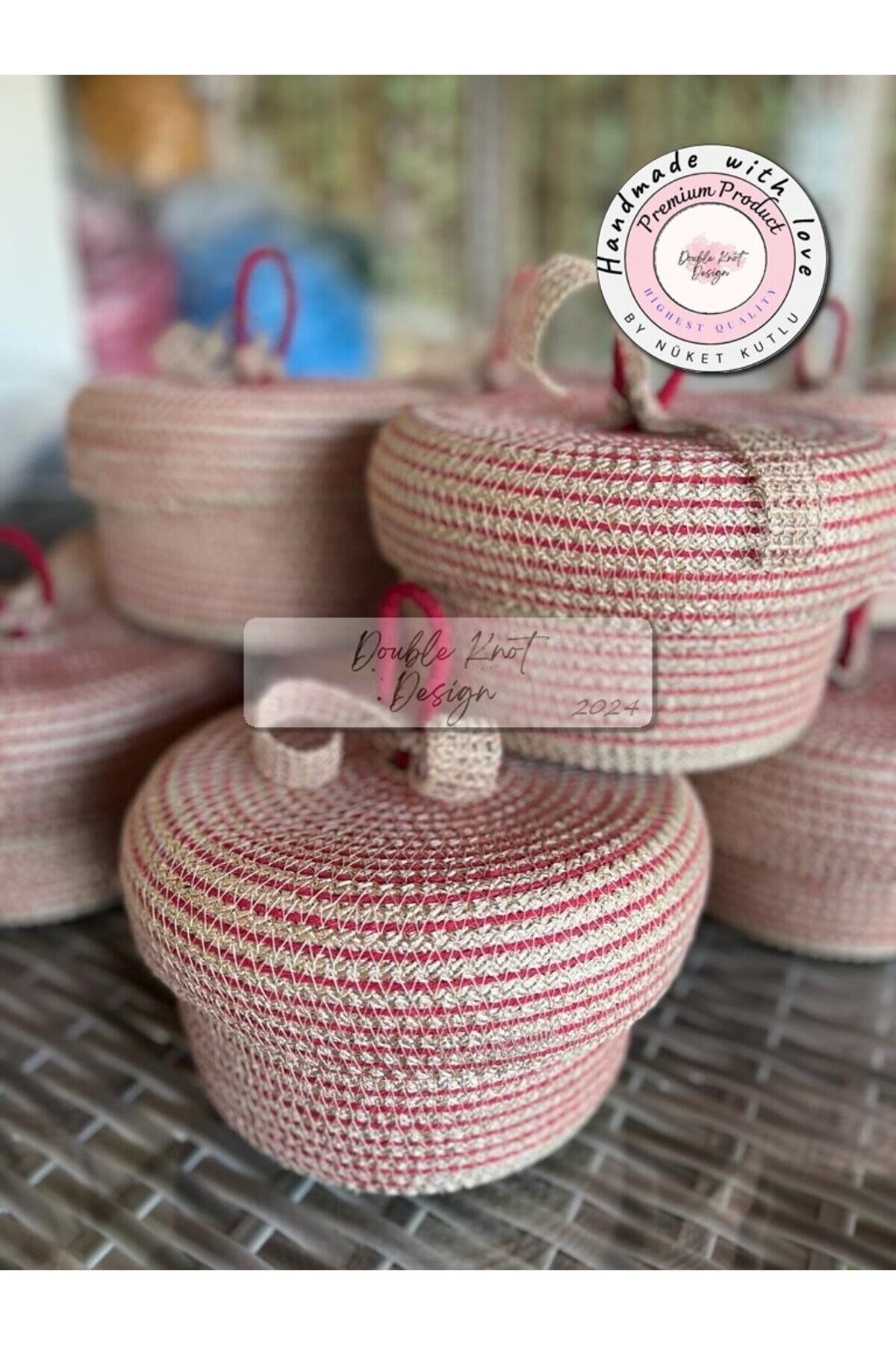 Fındık Sepet Organizer 3lü